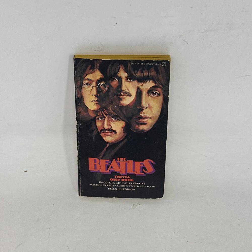 The Beatles Trivia Quiz Book Paperback Helen Rosenbaum 1978